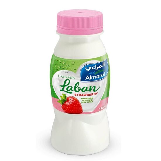 Picture of Almarai Flavoured Laban Strawberry 180ml(N)