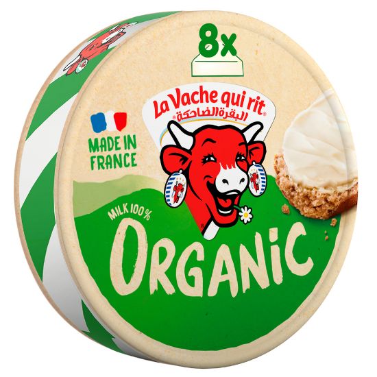 Picture of La Vache qui rit Organic Spreadable Cheese Triangles 8 Portions 128g