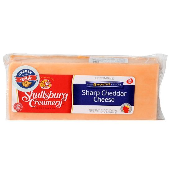 Picture of Shullsburg Creamery 100% Natural Sharp Cheddar Cheese 227g