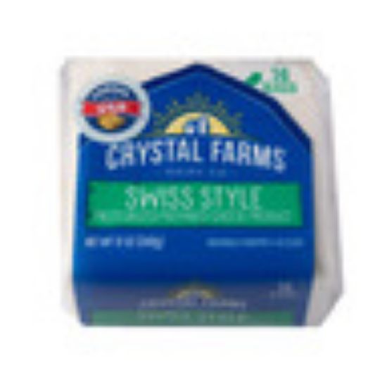 Picture of Crystal Farms Swiss Style Cheese 340g