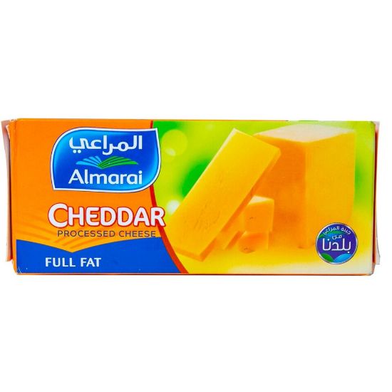 Picture of Almarai Processed Cheddar Cheese Full Fat 454g