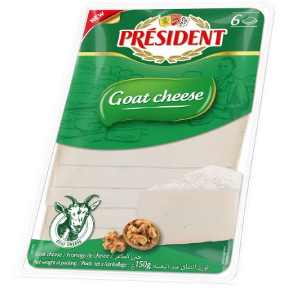 Picture of President Goat Sliced Cheese 150g