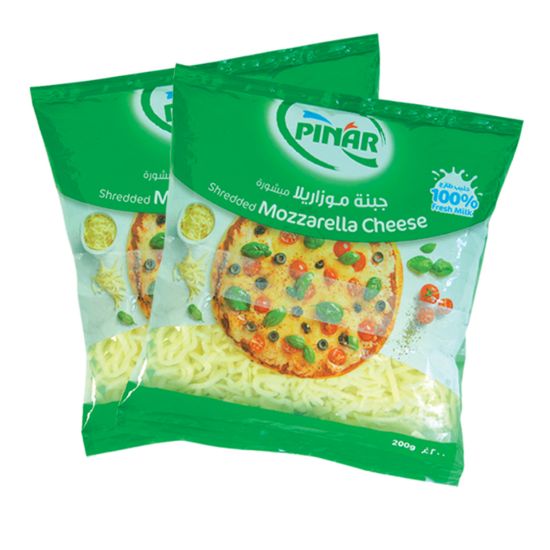 Picture of Pinar Mozzarella Shredded Cheese 2 x 200g