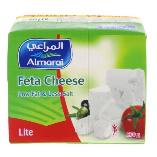 Picture of Almarai Feta Cheese Low Fat And Less Salt Lite 200g