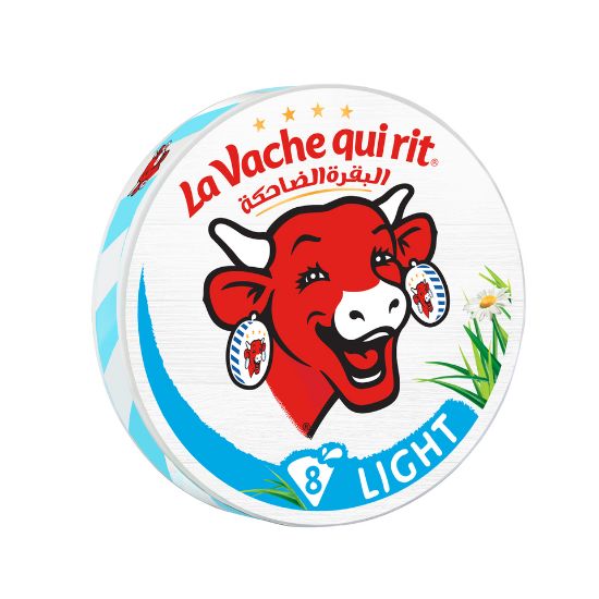 Picture of La Vache qui rit Light Spreadable Cheese Triangles 8 Portions 120g