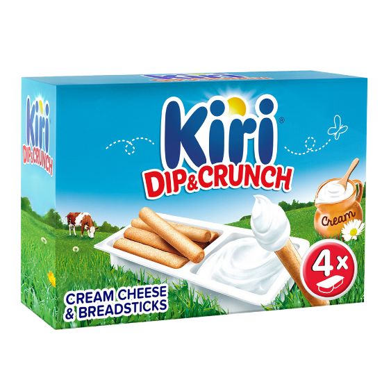 Picture of Kiri Dip & Crunch Cream Cheese and Breadstick Snack 4 Pieces 140g