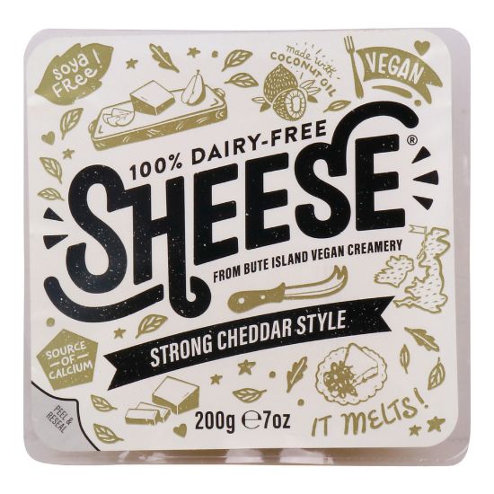 Picture of Sheese Strong Cheddar Style Cheese 200g