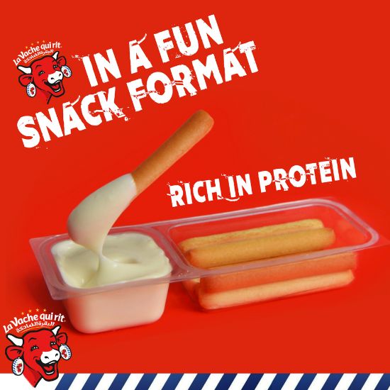 Picture of La Vache qui Rit Dip & Crunch Cheese and Breadstick Snack 280g