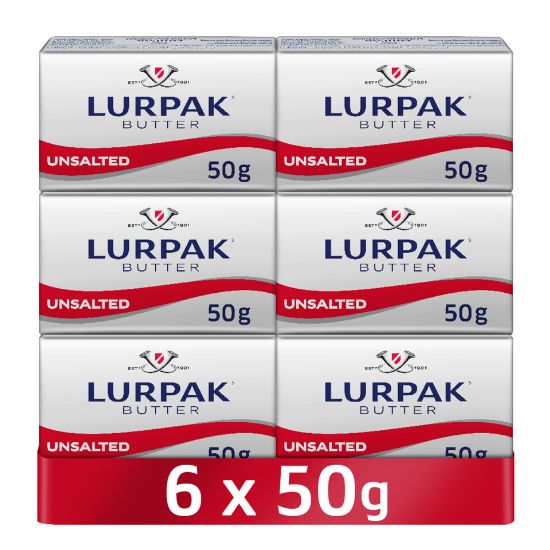 Picture of Lurpak Cook's Range Butter Blocks Unsalted 6x50g