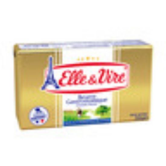 Picture of Elle & Vire Unsalted Gourmet Butter 200g