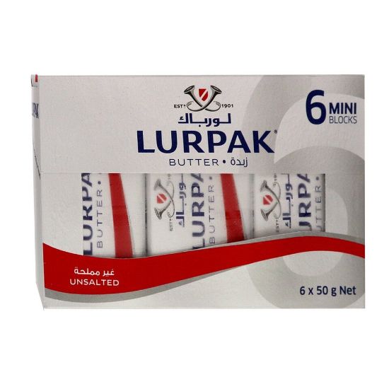 Picture of Lurpak Butter Unsalted Mini Blocks 6 x 50g