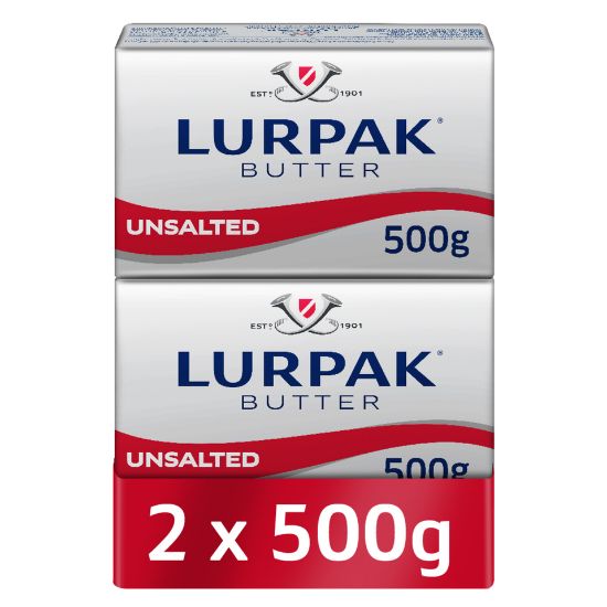 Picture of Lurpak Butter Unsalted Value Pack 2x500g