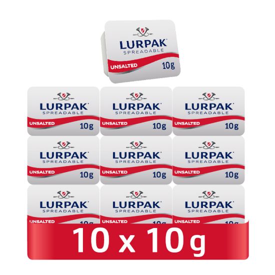 Picture of Lurpak Spreadable Butter Portions Unsalted 10 x 10g