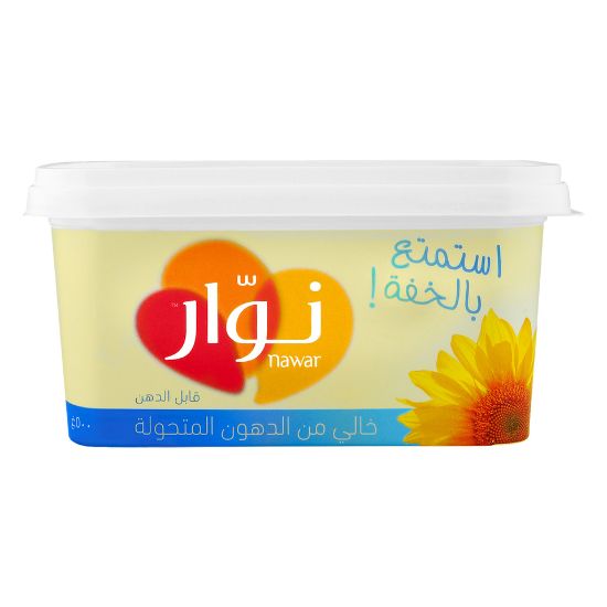 Picture of Nawar Spreadable Margarine Trans Fat Free 500g