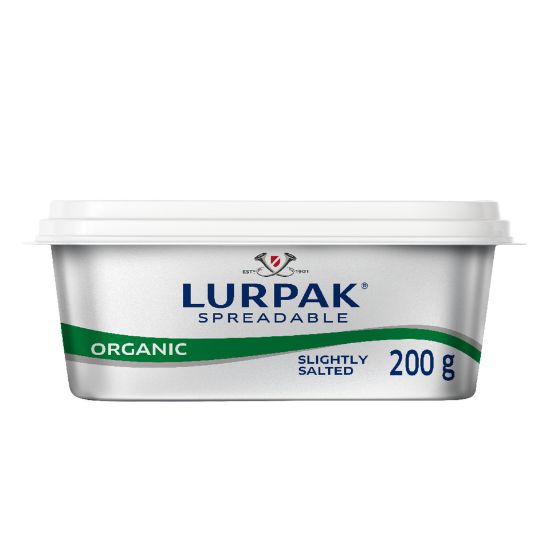 Picture of Lurpak Organic Butter Spreadable Slightly Salted 200g