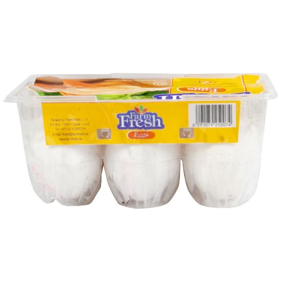 Picture of Farm Fresh White Eggs Extra Large 6pcs(N)