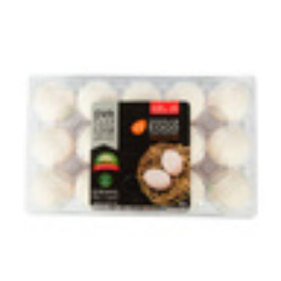 Picture of Ova Plus White Premium Eggs Large 15pcs(N)