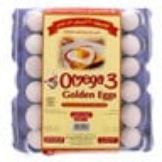 Picture of Golden White/Brown Omega 3 Eggs Medium 30pcs(N)