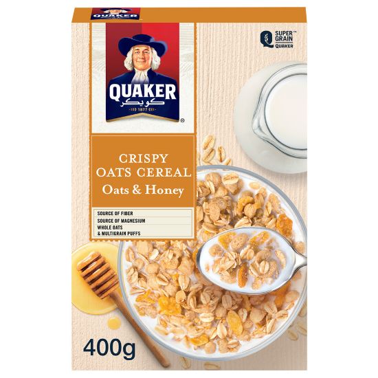 Picture of Quaker Crispy Cereal Oats & Honey 400g