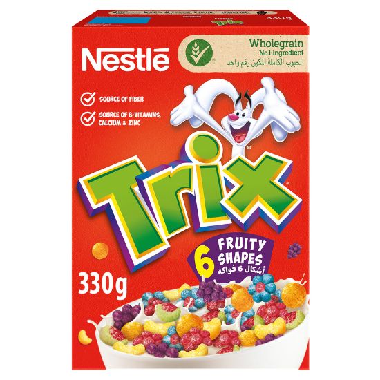 Picture of Nestle Trix 6 Fruity Shaped Breakfast Cereal 330g