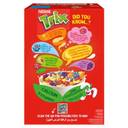 Picture of Nestle Trix 6 Fruity Shaped Breakfast Cereal 330g