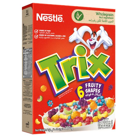 Picture of Nestle Trix 6 Fruity Shaped Breakfast Cereal 330g