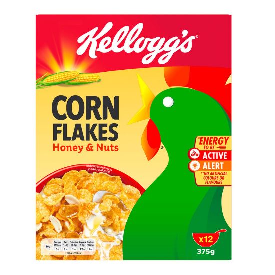 Picture of Kellogg's Corn Flakes Honey & Nuts 375g