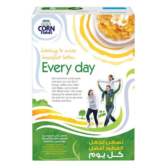 Picture of Nestle Gold Corn Flakes Breakfast Cereal 1kg