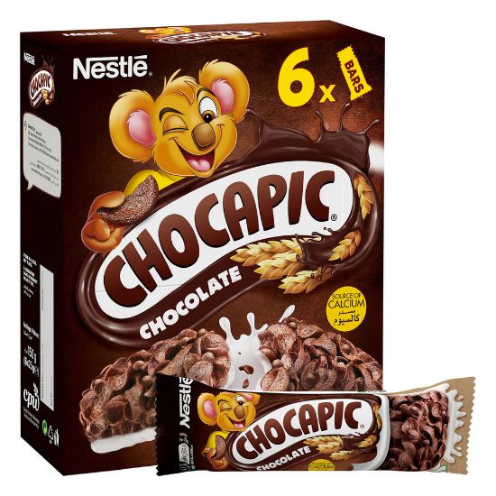 Picture of Nestle Chocapic Chocolate Breakfast Cereal Bar 6 x 25g(N)