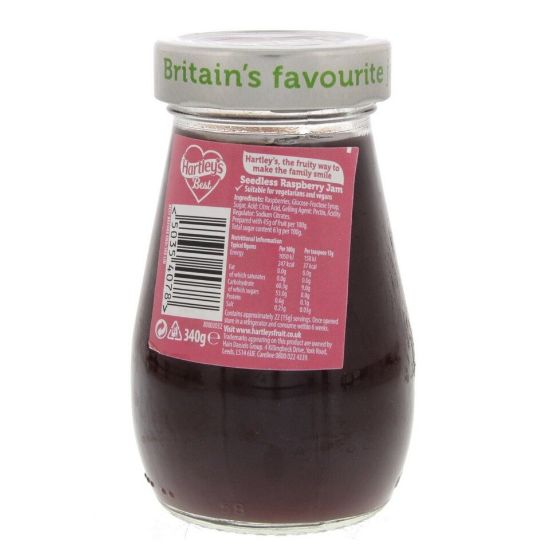 Picture of Hartley's Best Seedless Raspberry Jam 340g(N)