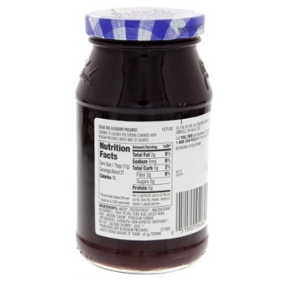 Picture of Smucker's Sugar Free Blueberry Preserves 361g(N)