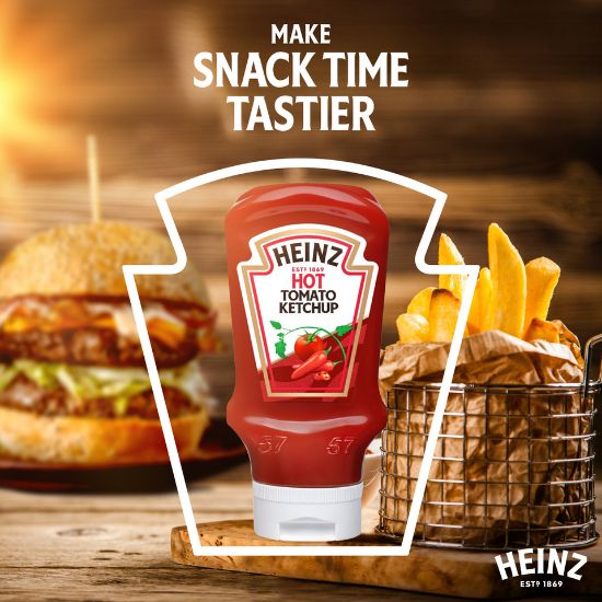 Picture of Heinz Hot Tomato Ketchup 460g