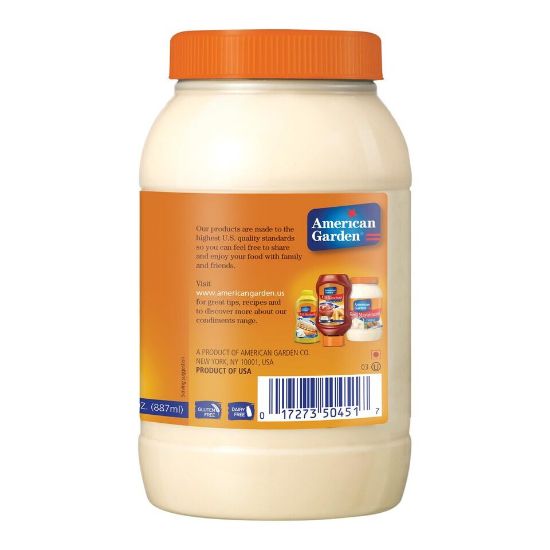 Picture of American Garden Real Original Mayonnaise Gluten Free, Dairy Free 887 ml