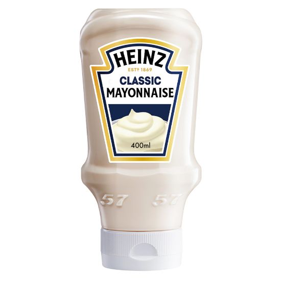 Picture of Heinz Creamy Classic Mayonnaise Top Down Squeezy Bottle 400ml