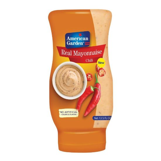 Picture of American Garden Real Mayonnaise Chili Gluten Free, Dairy Free 400 ml