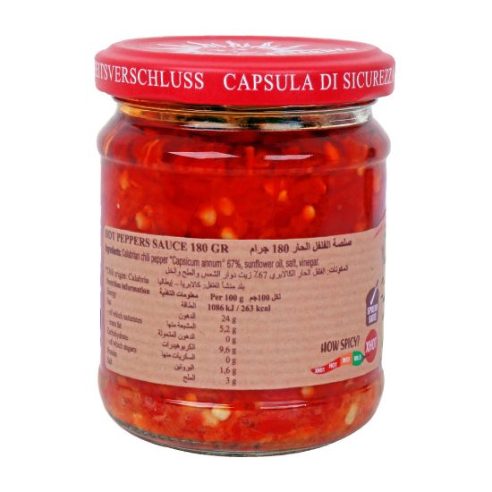 Picture of Delizie Di Calabria Hot Pepper Sauce 180g