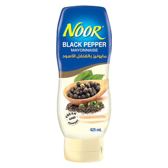 Picture of Noor Mayonnaise Black Pepper Squeeze 425ml