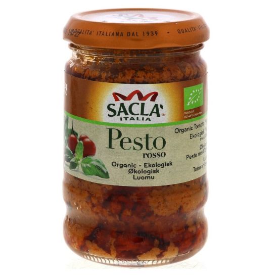 Picture of Sacla Organic Tomato Pesto 190g