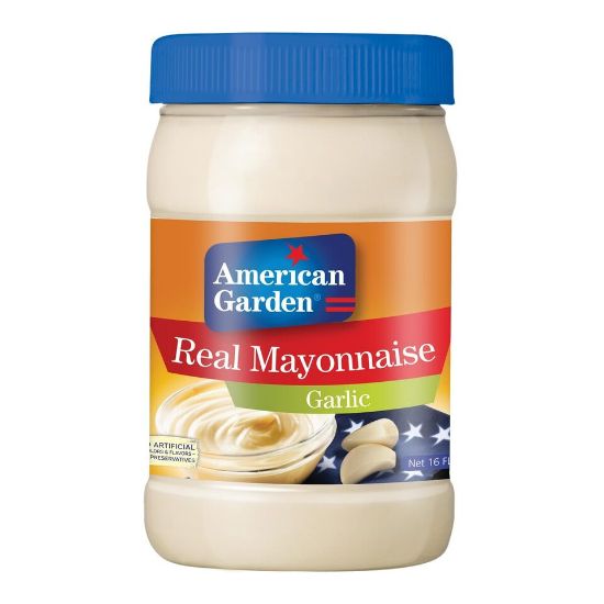 Picture of American Garden Real Garlic Mayonnaise Gluten Free, Dairy Free 473 ml