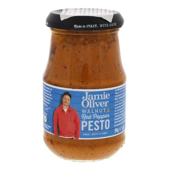 Picture of Jamie Oliver Walnut Red Pepper Pesto 190g