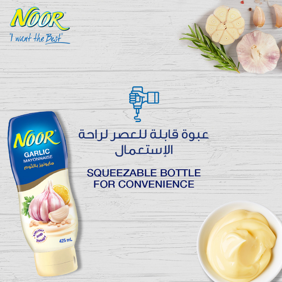 Picture of Noor Mayonnaise Garlic 425ml