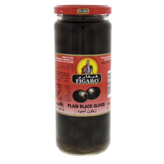 Picture of Figaro Plain Black Olives 270 Gm