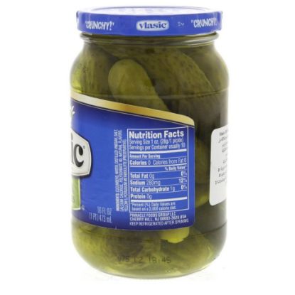 Picture of Vlasic Kosher Dill Baby Wholes 473ml