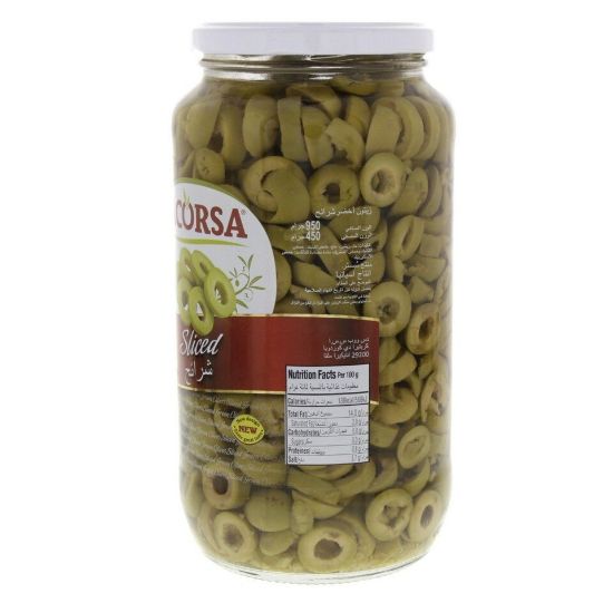 Picture of Acorsa Sliced Green Olives 450g