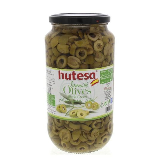 Picture of Hutesa Spanish Olives Sliced Green 450g