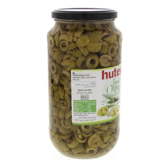 Picture of Hutesa Spanish Olives Sliced Green 450g