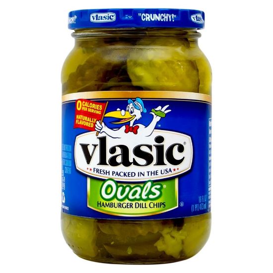 Picture of Vlasic Ovals Hamburger Dill Chips 473ml