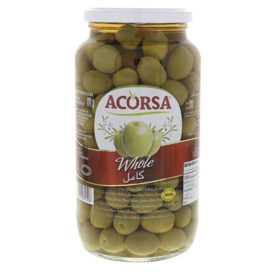 Picture of Acorsa Whole Green Olives 575g