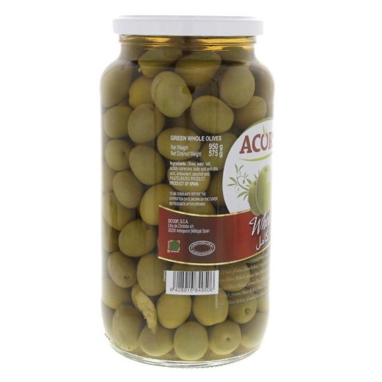 Picture of Acorsa Whole Green Olives 575g