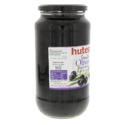 Picture of Hutesa Spanish Black Olives Pitted 400g